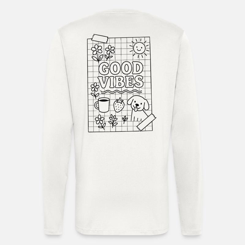 Gute Vibes - Langarmshirt - made by SPREAD  - OFF WHITE