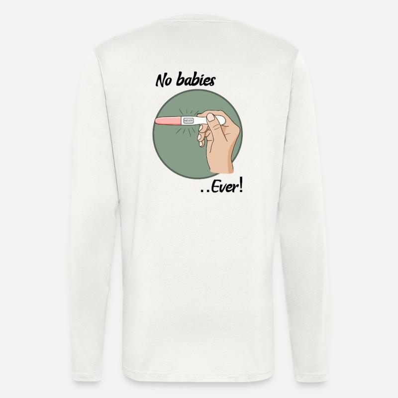 No babies - Longsleeve - made by SPREAD  - OFF WHITE