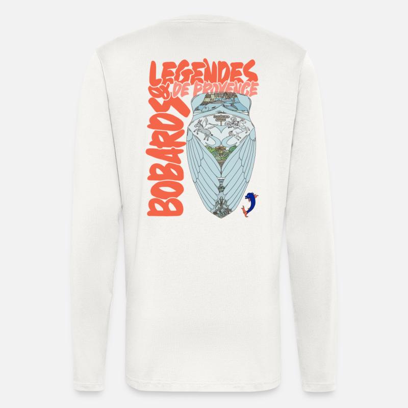 Legenden der Provence Cicada - Langarmshirt - made by SPREAD  - OFF WHITE