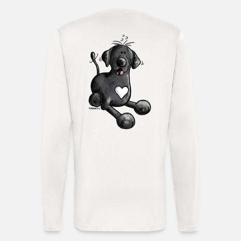 Labbi Love - Labrador Retriever - Langarmshirt - made by SPREAD  - OFF WHITE