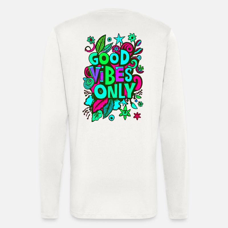 good vibes only - Langarmshirt - made by SPREAD  - OFF WHITE