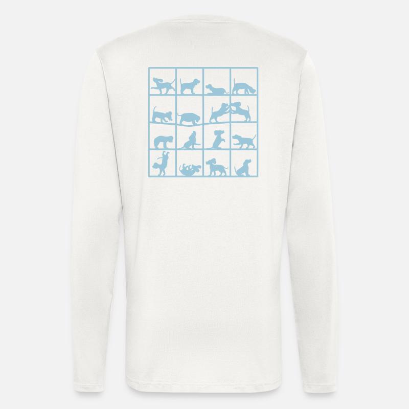 Dog Cube Beagle - Longsleeve - made by SPREAD  - OFF WHITE