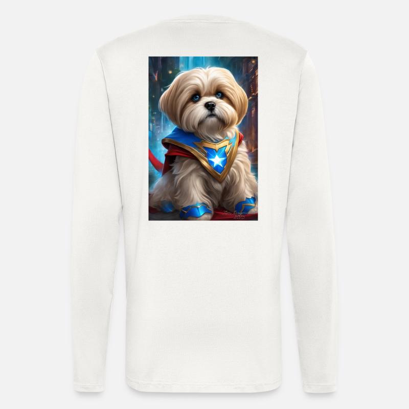 Hero Pup Starcrest Umhang - Langarmshirt - made by SPREAD  - OFF WHITE