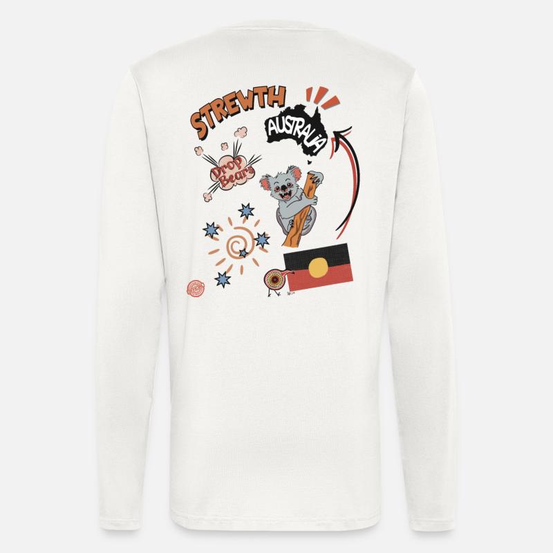 Strewth Australia - Longsleeve - made by SPREAD  - OFF WHITE