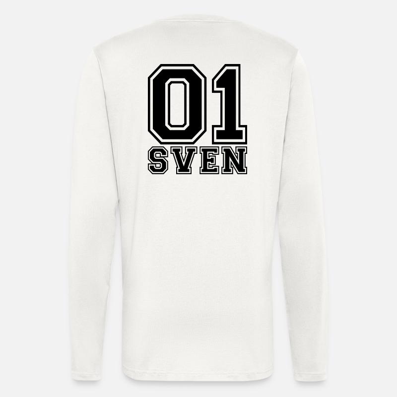 Sven - Name - Langarmshirt - made by SPREAD  - OFF WHITE