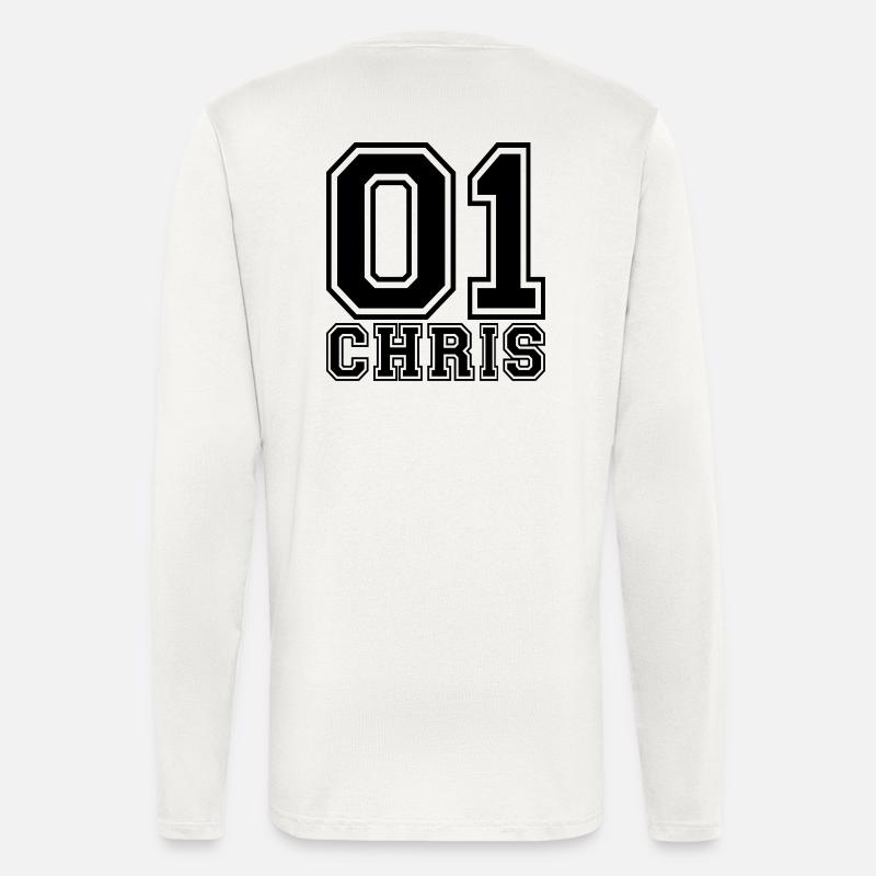Chris - Name - Longsleeve - made by SPREAD  - OFF WHITE