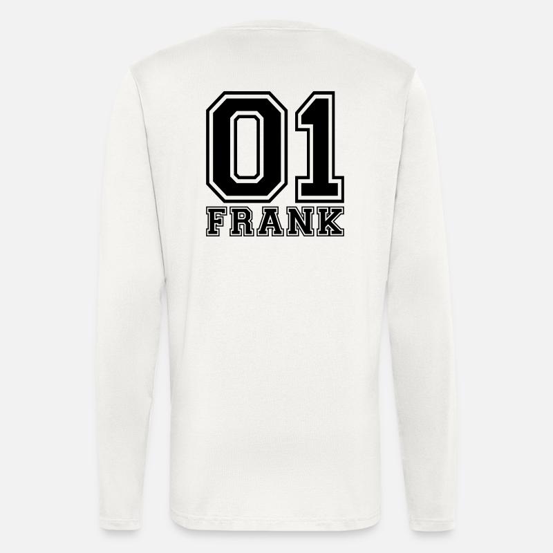 Frank - Name - Langarmshirt - made by SPREAD  - OFF WHITE
