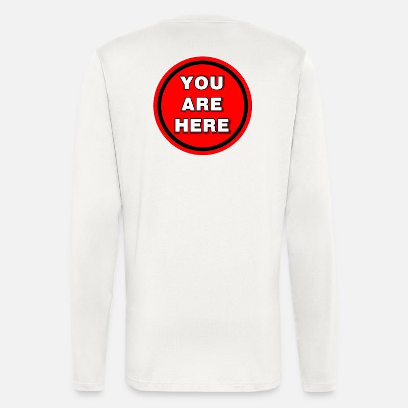 Sie sind hier - Langarmshirt - made by SPREAD  - OFF WHITE