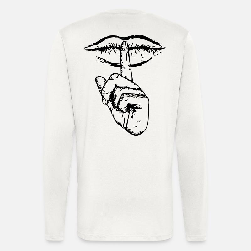 Mouth Shut - Longsleeve - made by SPREAD  - OFF WHITE