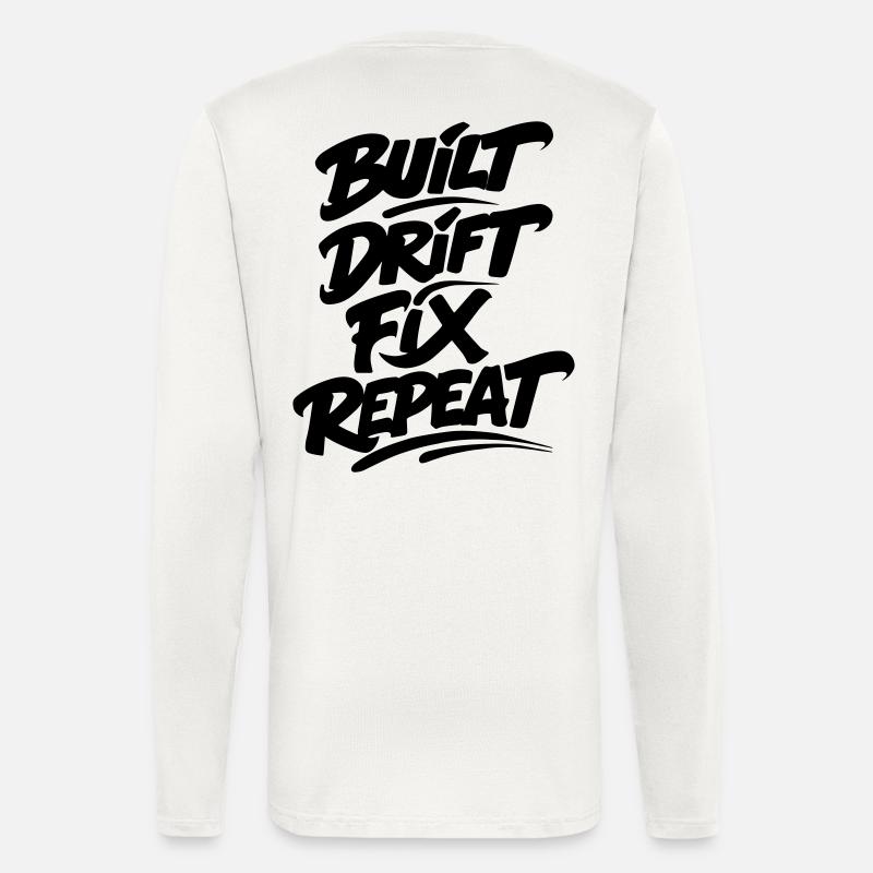 Built Drift Fix Repeat v2 - Longsleeve - made by SPREAD  - OFF WHITE
