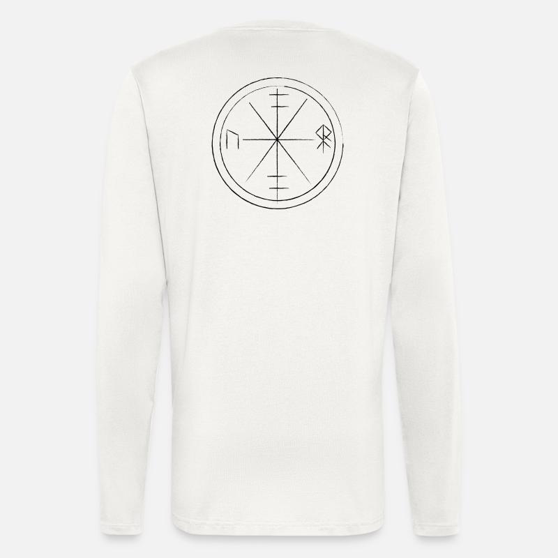 Wikinger Runen - Langarmshirt - made by SPREAD  - OFF WHITE