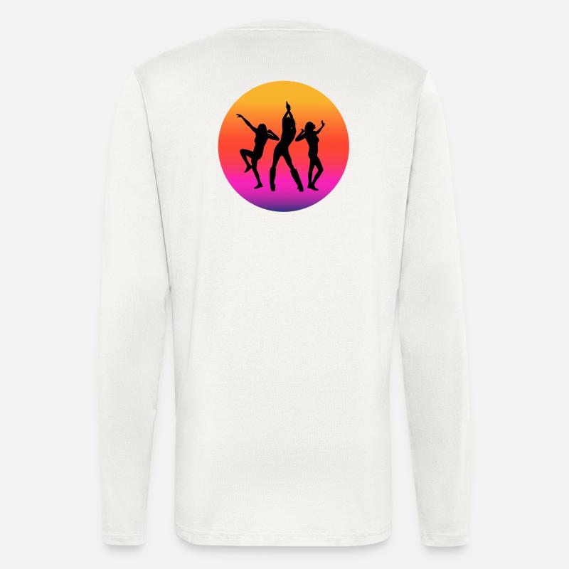 Diso, Disco-Fan, Disco-Musik - Langarmshirt - made by SPREAD  - OFF WHITE