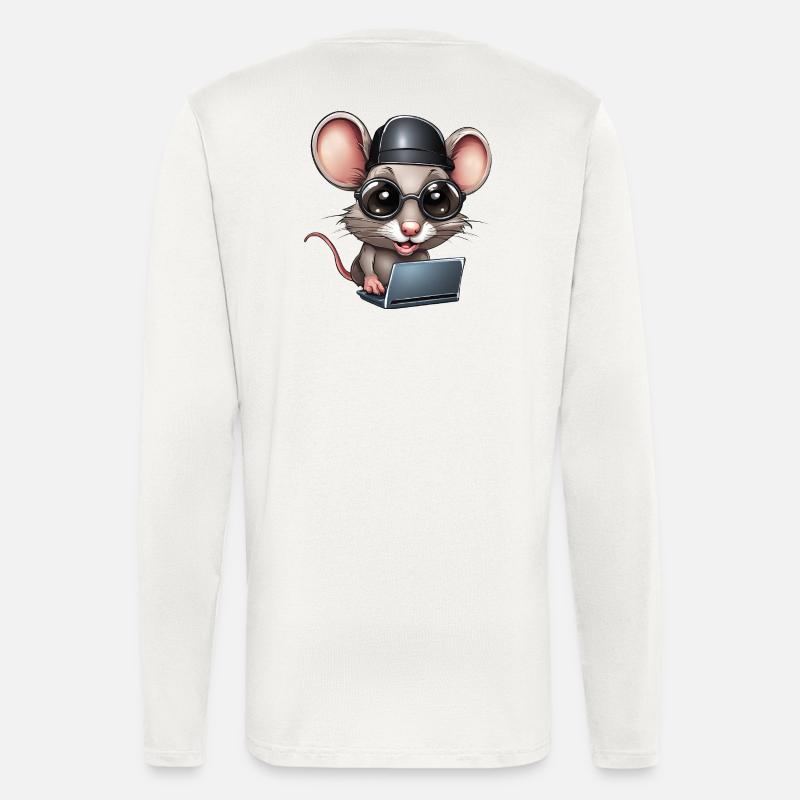 Computer, Informatikfreak, Informatiker - Langarmshirt - made by SPREAD  - OFF WHITE