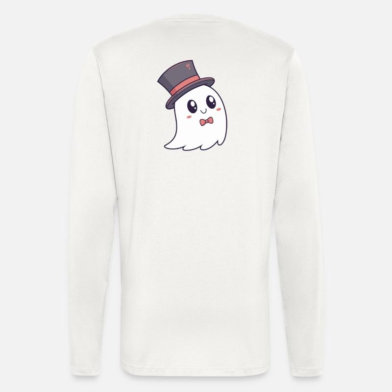 Fancy Ghost Hat and Bow Tie - Longsleeve - made by SPREAD  - OFF WHITE