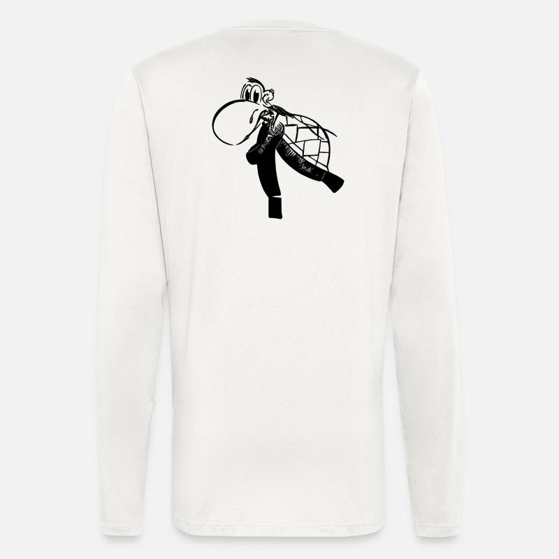Caution Turtle - Longsleeve - made by SPREAD  - OFF WHITE