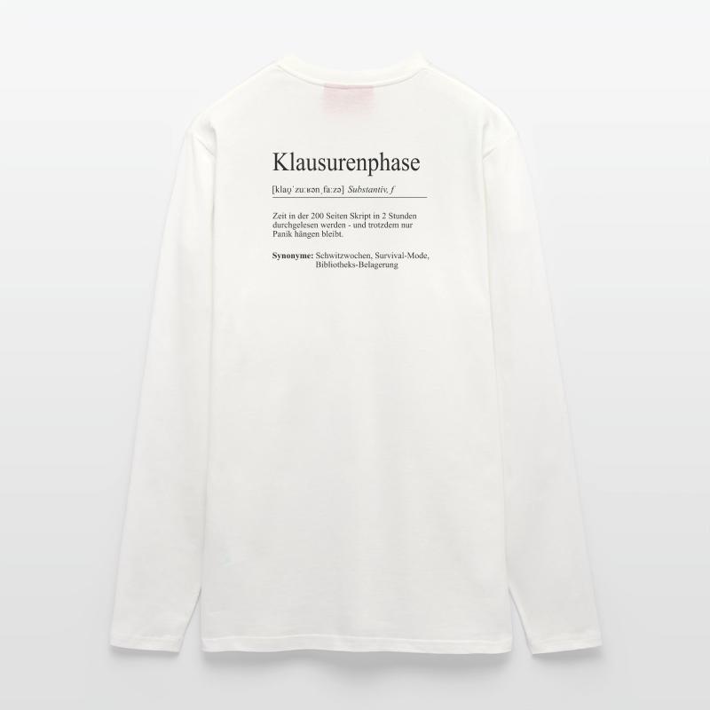 Unispruch "Exam Phase" Gift, Students Longsleeve - made by SPREAD 