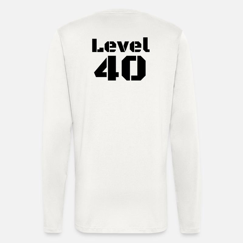 Level 40 - Langarmshirt - made by SPREAD  - OFF WHITE