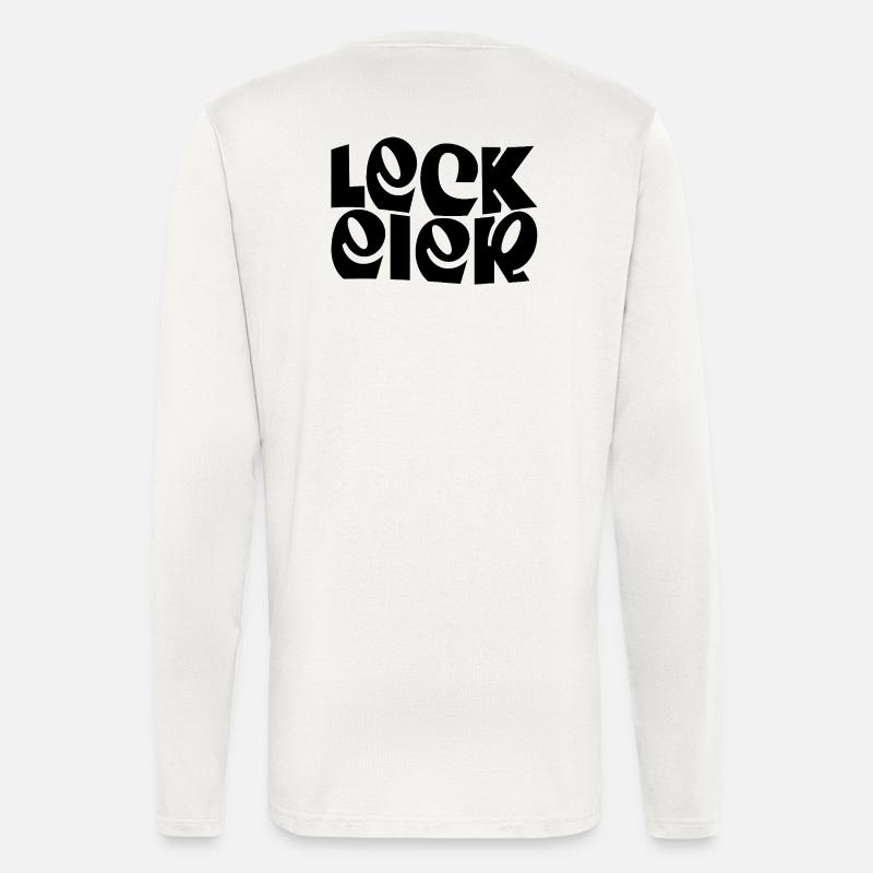 Leck-Eier - Langarmshirt - made by SPREAD  - OFF WHITE