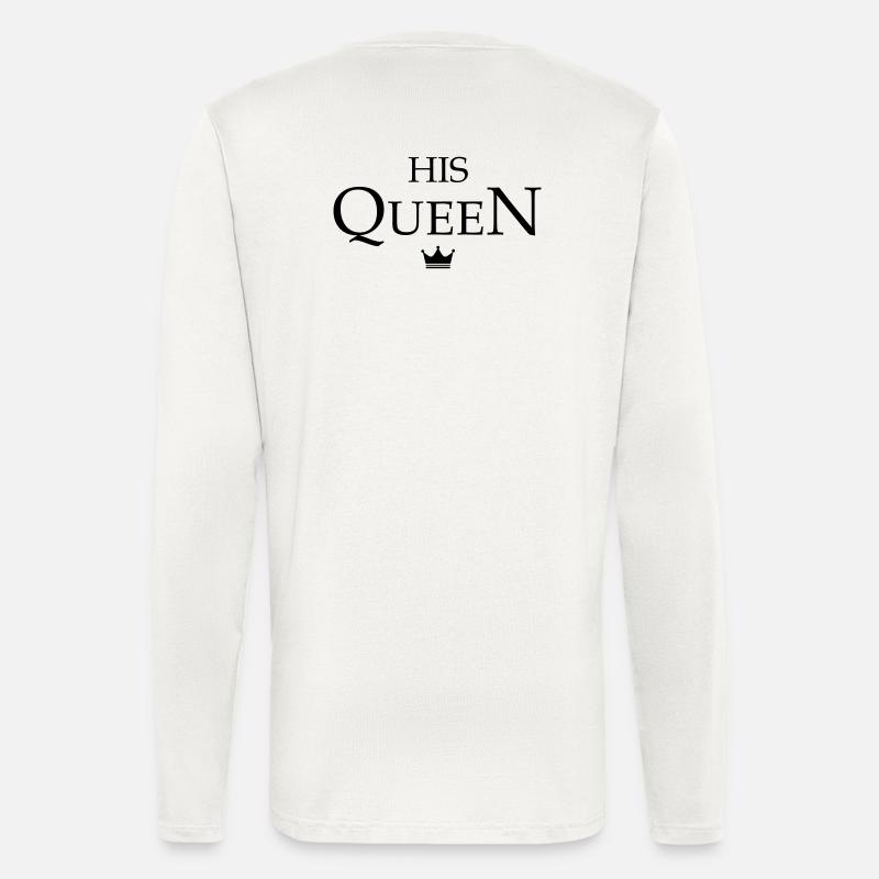 Queen King Partnerlook - Langarmshirt - made by SPREAD  - OFF WHITE