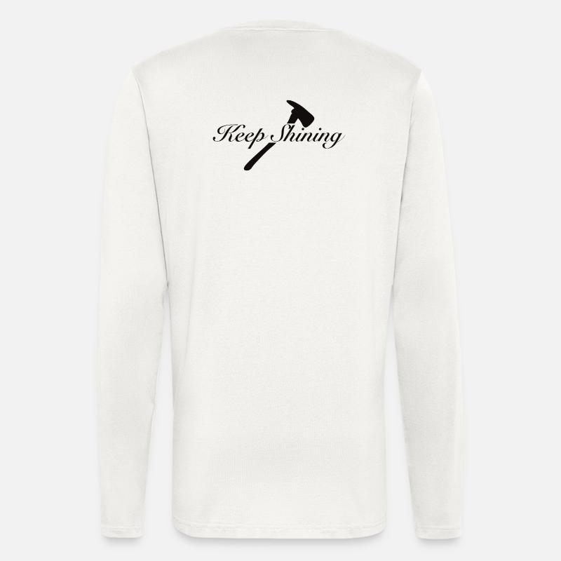 Keep Shining  - Langarmshirt - made by SPREAD  - OFF WHITE