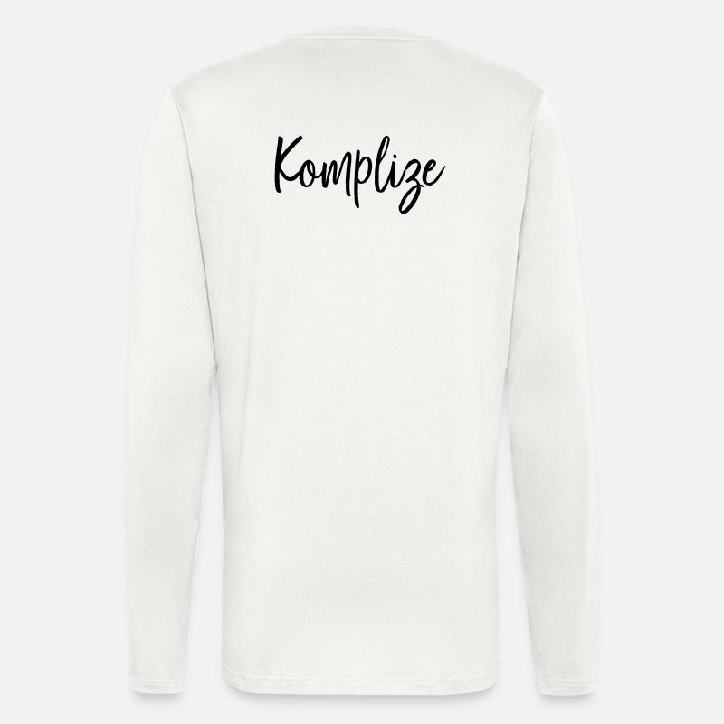 Komplize Freund Partner Geschenk - Langarmshirt - made by SPREAD  - OFF WHITE