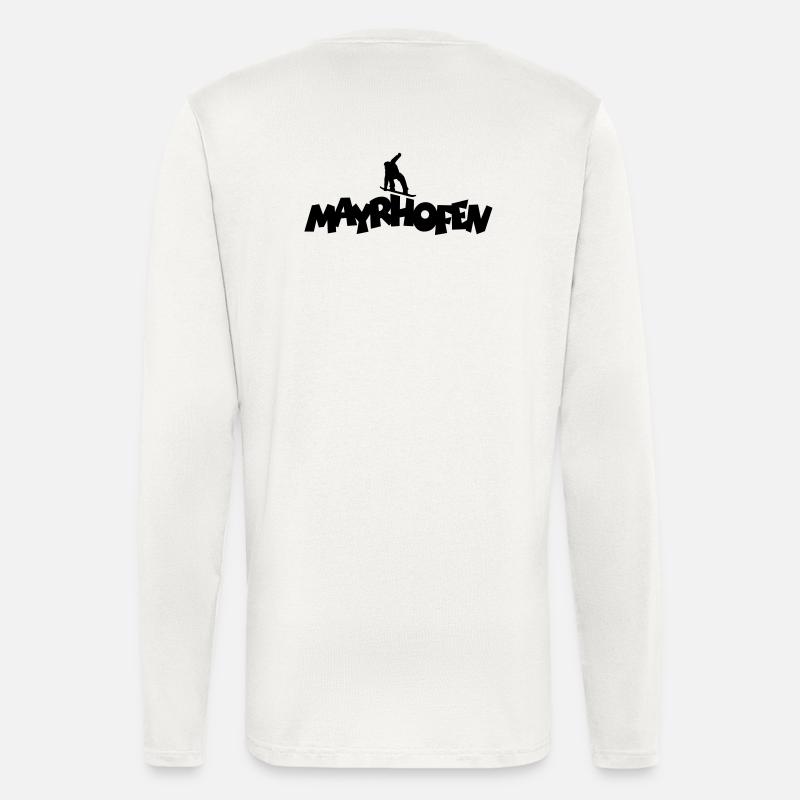 Mayrhofen Snowboard Snowboarder Snowboarding - Langarmshirt - made by SPREAD  - OFF WHITE