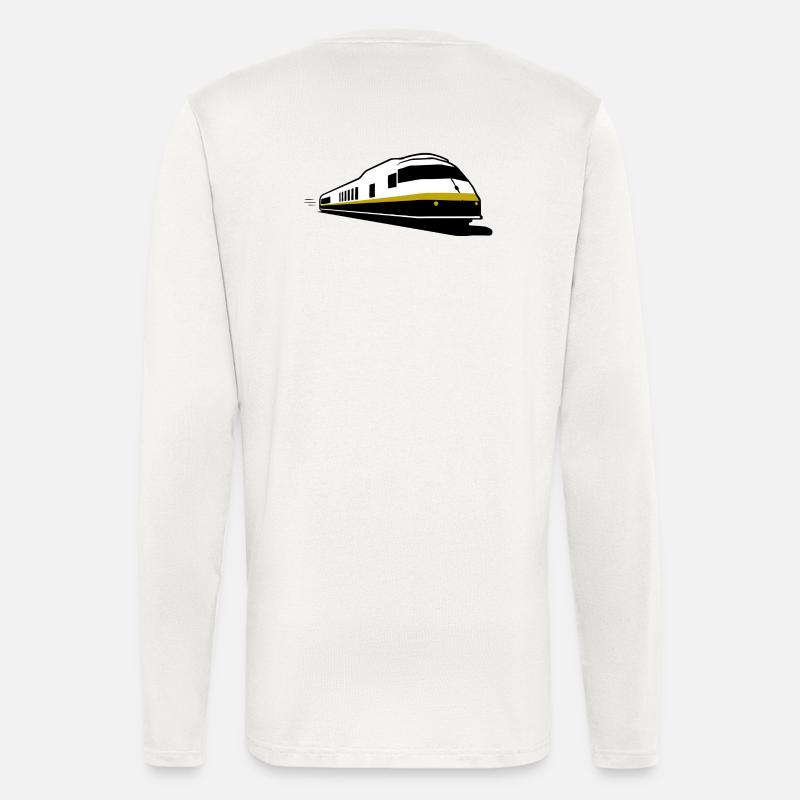 TRAIN - Train - Chemin de fer - Longsleeve - made by SPREAD  - OFF WHITE