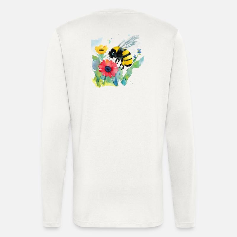 Bumblebee - Longsleeve - made by SPREAD  - OFF WHITE