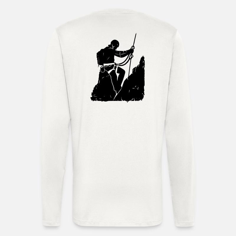 Klettersteig Abenteuer – Via Ferrata Design - Langarmshirt - made by SPREAD  - OFF WHITE