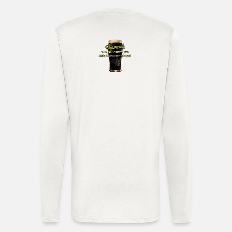 Hello_Darkness_Print - Langarmshirt - made by SPREAD  - OFF WHITE