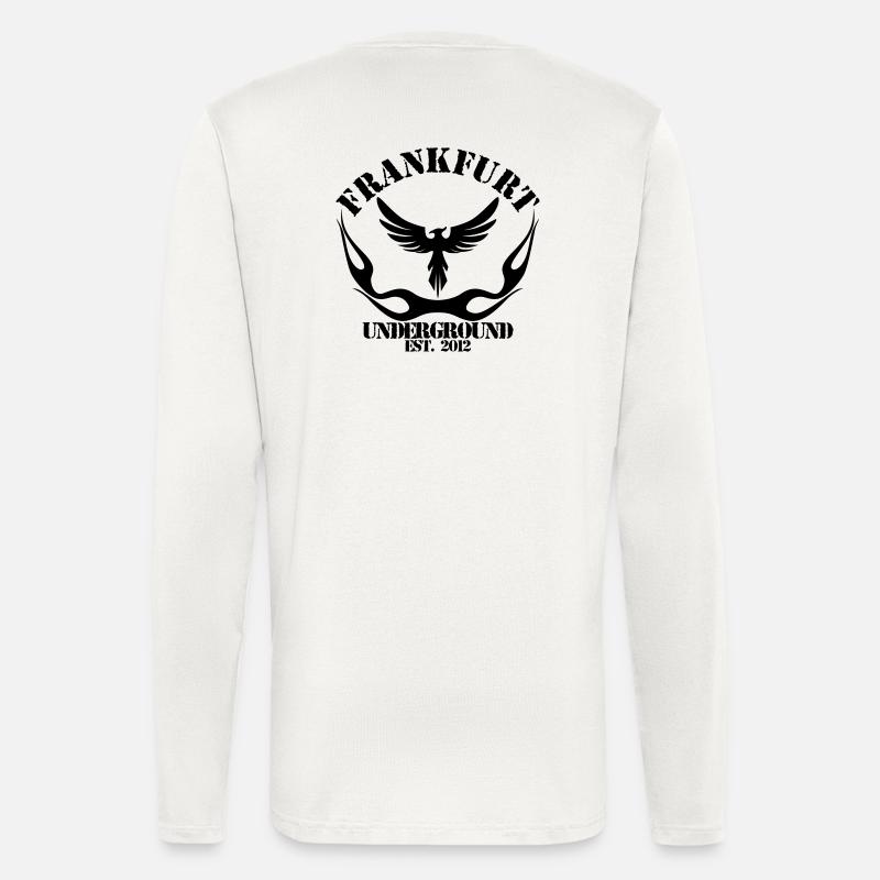 Ffm Underground Logo 2 - Langarmshirt - made by SPREAD - OFF WHITE
