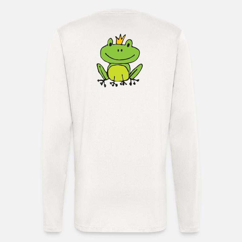 Frosch oder Prinz? - Langarmshirt - made by SPREAD  - OFF WHITE