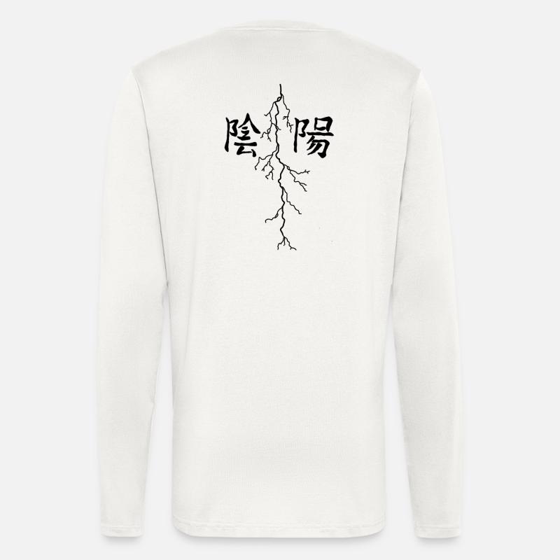 Lightning design - Longsleeve - made by SPREAD  - OFF WHITE
