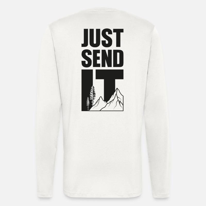 Just Send It - Black - Longsleeve - made by SPREAD  - OFF WHITE