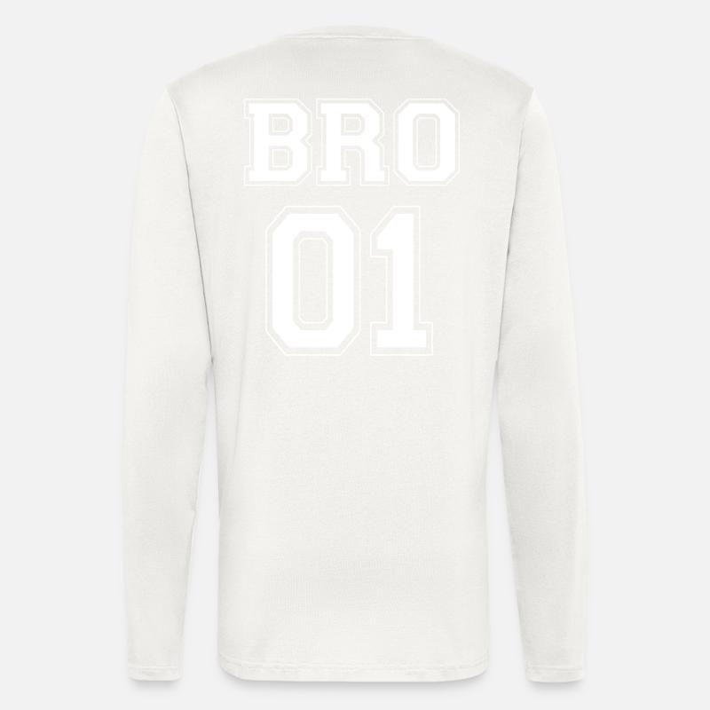 BRO 01 - White Edition - Longsleeve - made by SPREAD  - OFF WHITE
