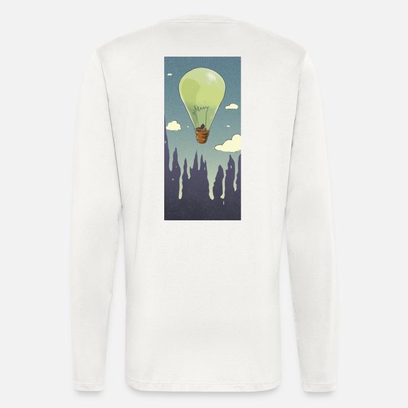 Ballonlampe - Langarmshirt - made by SPREAD  - OFF WHITE
