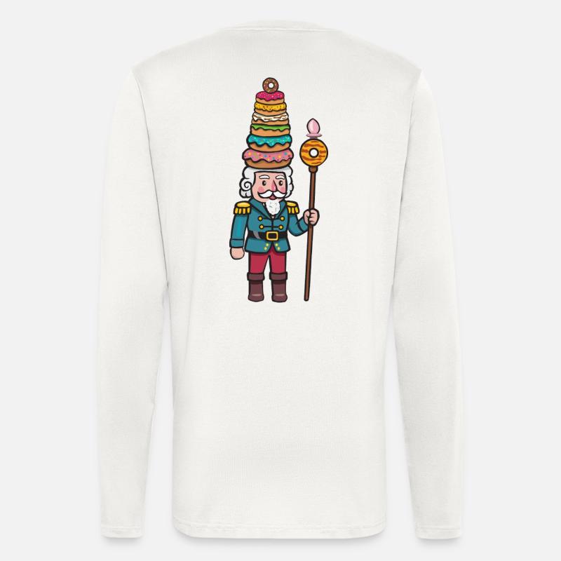 donut cracker nutcracker - Longsleeve - made by SPREAD  - OFF WHITE
