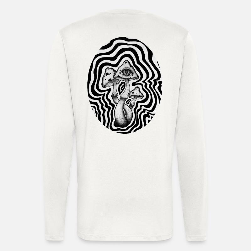 Mushrooms - Langarmshirt - made by SPREAD  - OFF WHITE