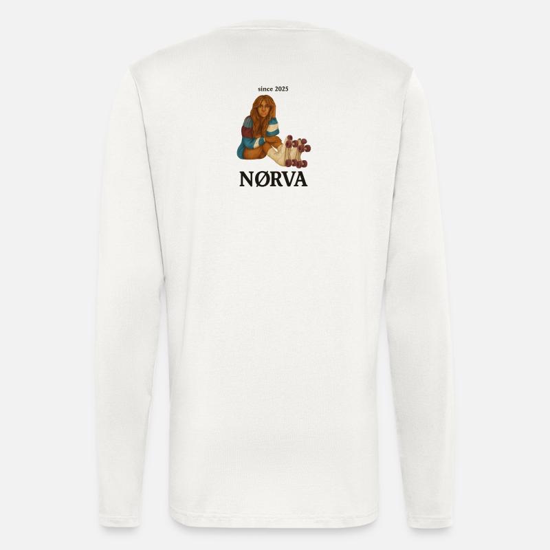 NØRVA Rollergirl - Langarmshirt - made by SPREAD  - OFF WHITE