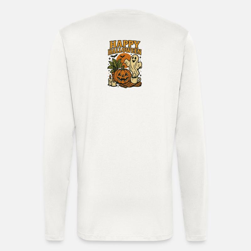Happy_Halloweenn - Langarmshirt - made by SPREAD  - OFF WHITE
