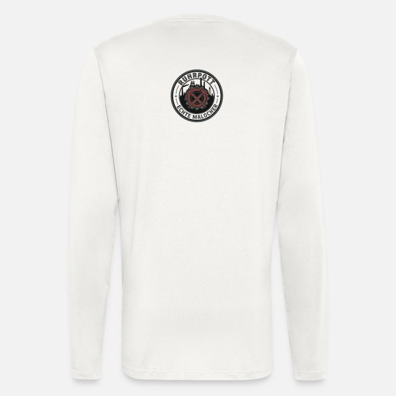 Ruhrpott Real Malocher Patch - Longsleeve - made by SPREAD  - OFF WHITE