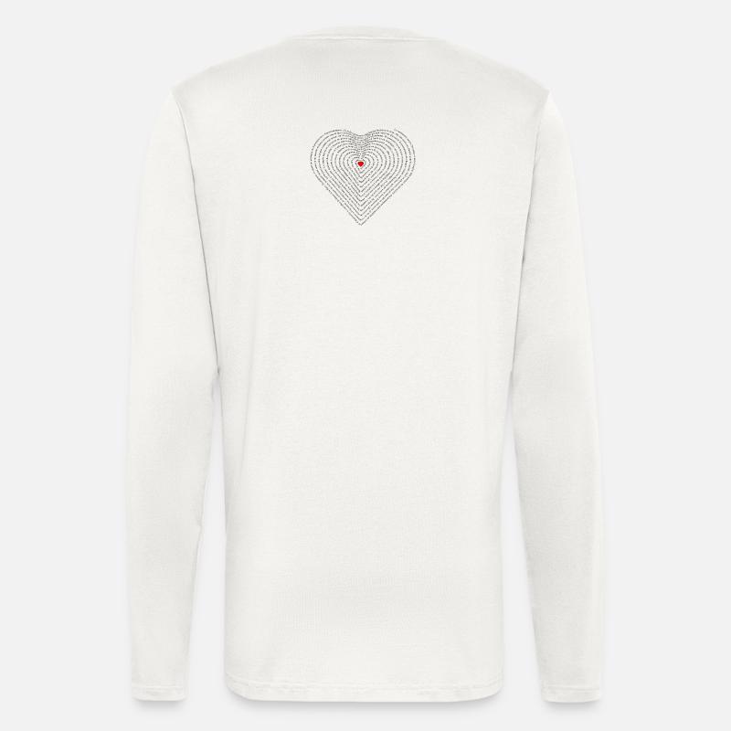 Herz wandern - Langarmshirt - made by SPREAD  - OFF WHITE