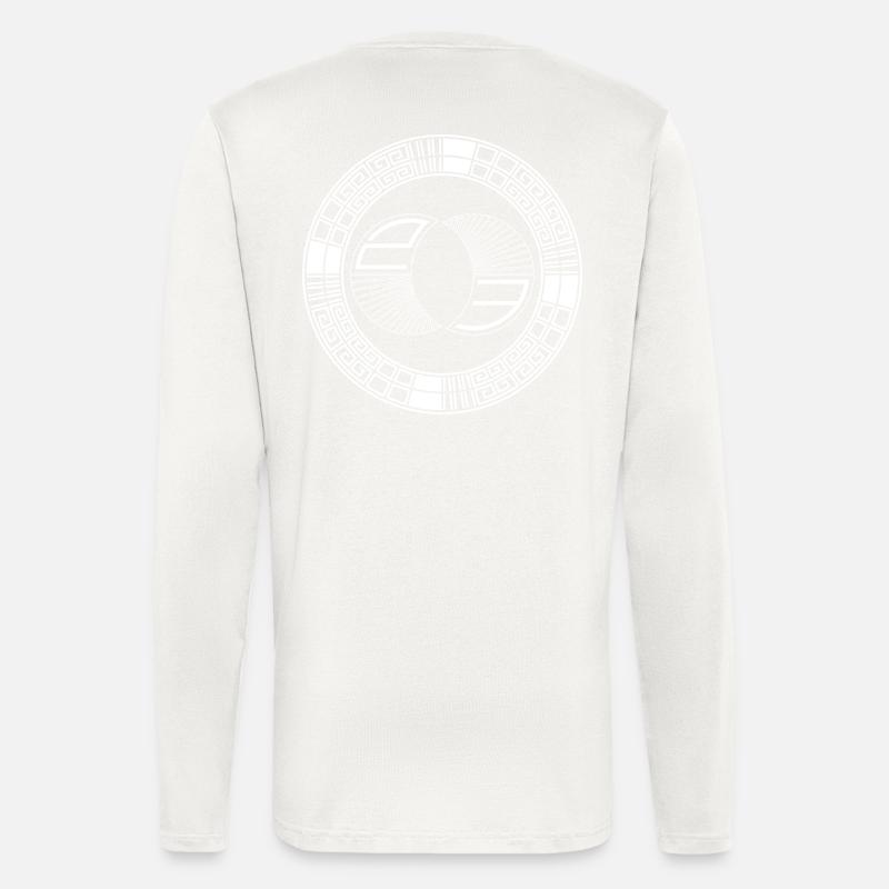 tekno 23 round - Langarmshirt - made by SPREAD  - OFF WHITE