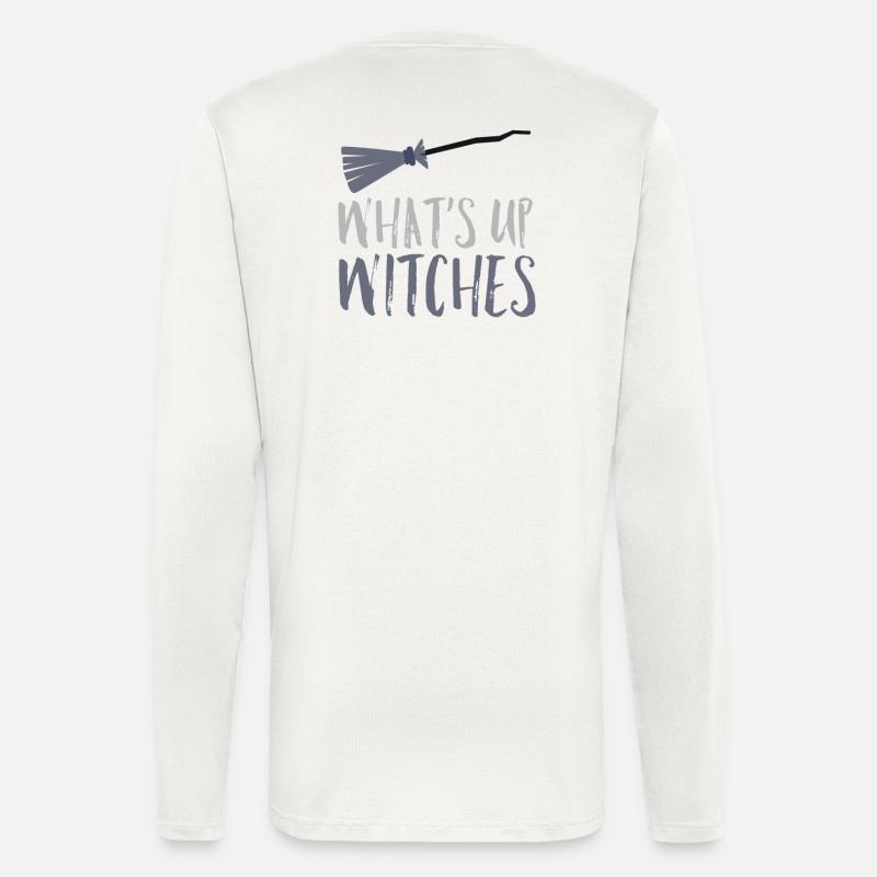 Hexenbesen Hexe Geschenk - Langarmshirt - made by SPREAD  - OFF WHITE