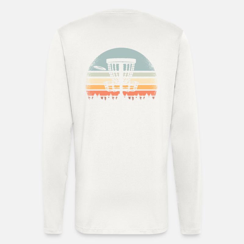 Disc Golf Retro - Longsleeve - made by SPREAD  - OFF WHITE