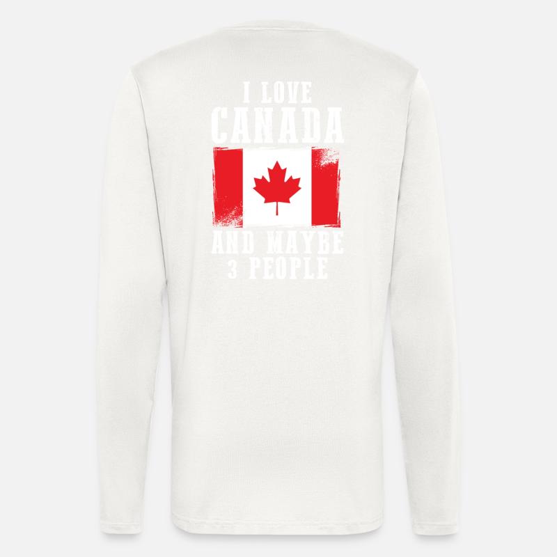 Canada Flag Canada Flag - Longsleeve - made by SPREAD  - OFF WHITE