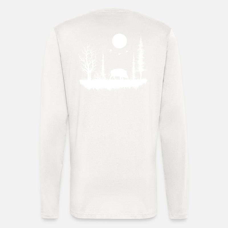 Forest Nature Wilderness - Longsleeve - made by SPREAD  - OFF WHITE