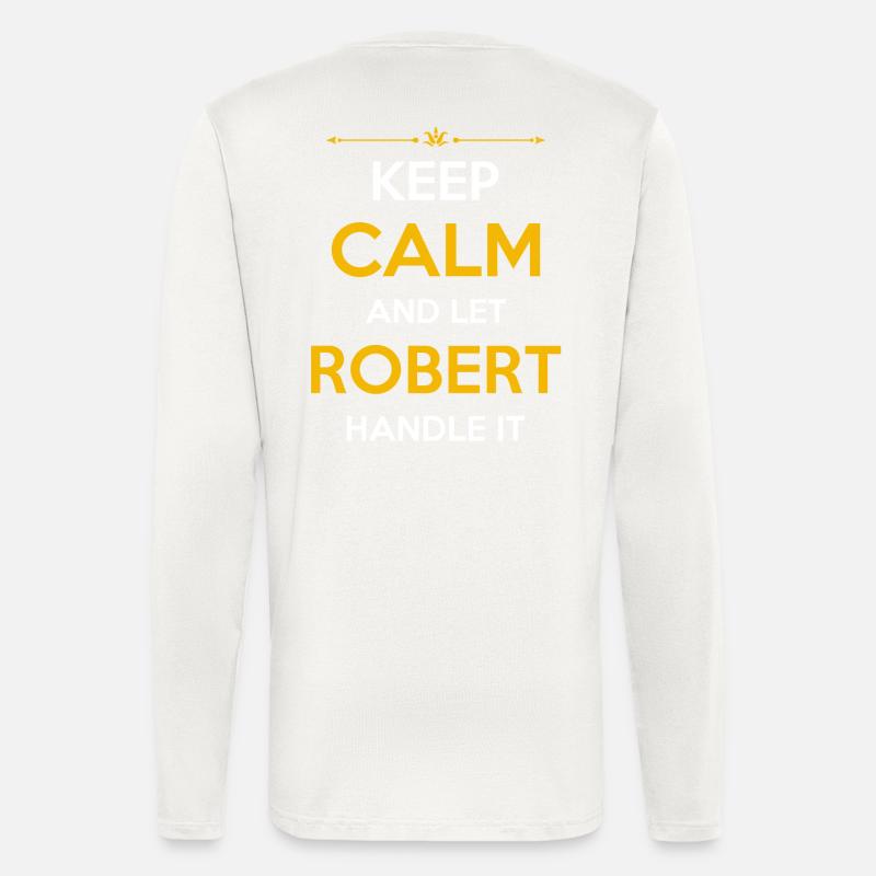 Robert Name Gift - Longsleeve - made by SPREAD  - OFF WHITE