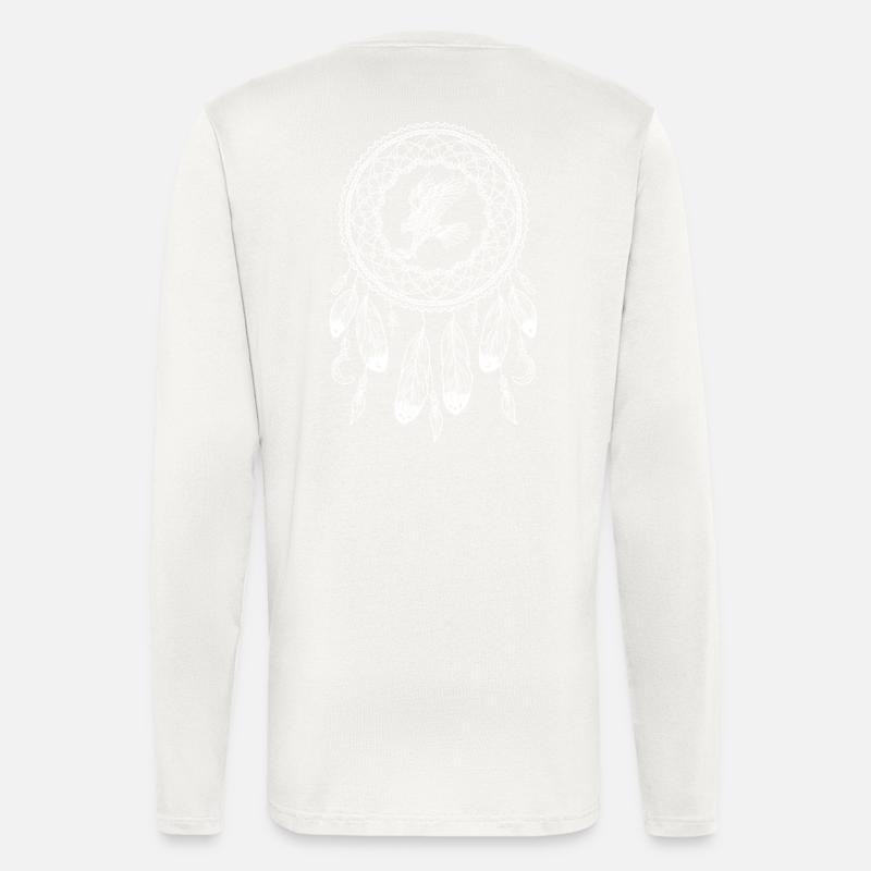 Zodiac Native American Eagle - Longsleeve - made by SPREAD - OFF WHITE