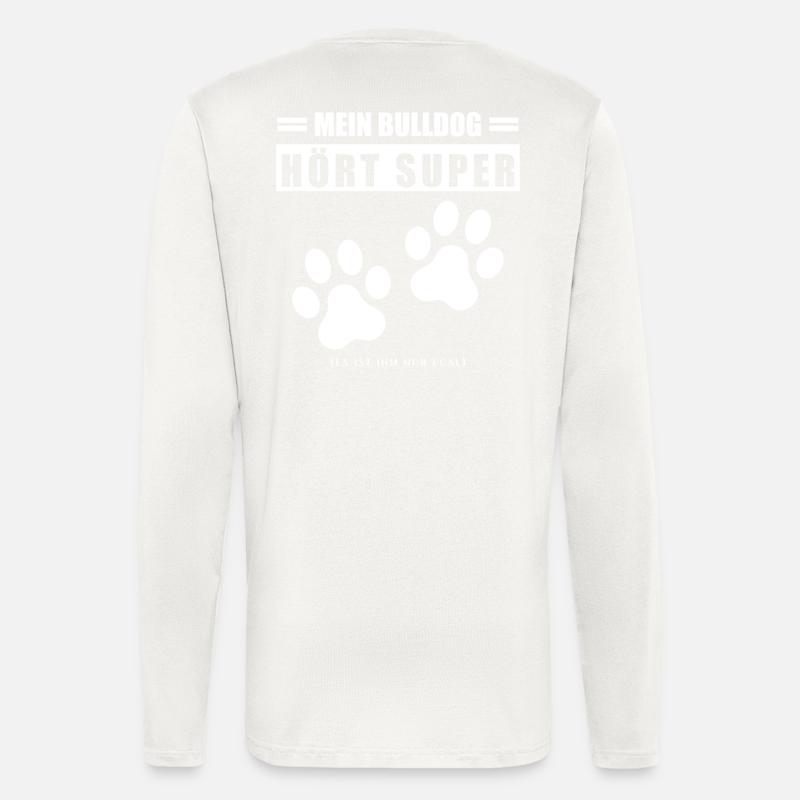 Bulldog - Langarmshirt - made by SPREAD  - OFF WHITE